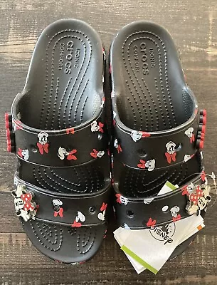 2021 Disney Parks Exclusive Minnie Mouse Crocs Sandals Nwt M 5 W 7 • $99.90