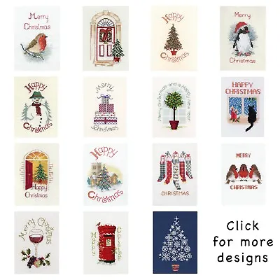 £8.20 • Buy Derwentwater Designs ~ Cross Stitch Christmas Card Kits ~ Oval ~ Over 50 Designs