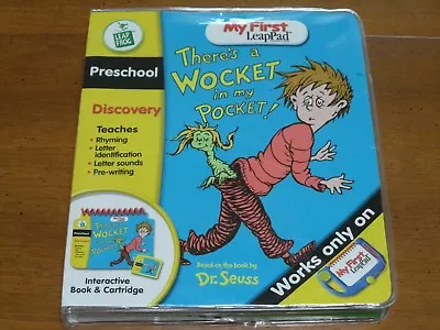 Leap Frog My First LeapPad There's A Wocket In My Pocket Book & Cartridge • $9