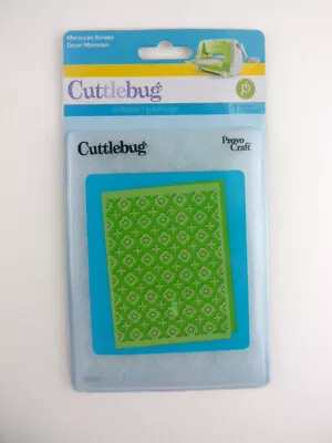 Moroccan Screen - CUTTLEBUG EMBOSSING FOLDER CB Emboss A2  - #37-1909 • $8.50