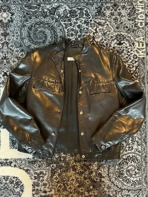 🔥🔥miu Miu Women Leather Jacket Size 38  03-5245-8581 • $525