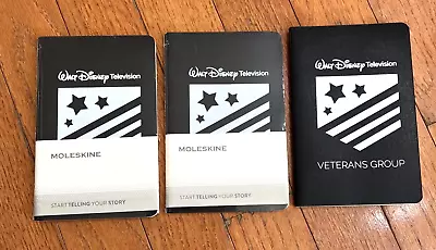 ~~NEW! Set Of Moleskine Walt Disney Television Veterans Group Notebooks Journals • $7.99