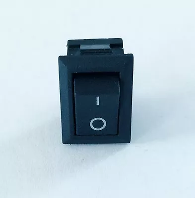 5 Mini Rocker Switch Latching Push Button Black SPST On Off  250V 6A 125V 10A  • $3.41