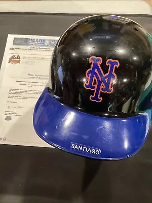 2005 New York Mets Jose Santiago Game Used Batting Helmet Mears Steiner COA  • $159.99