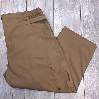 5.11 Tactical Taclite Pro Cargo Pants Mens 50x28 Brown Lightweight Straight • $21.49