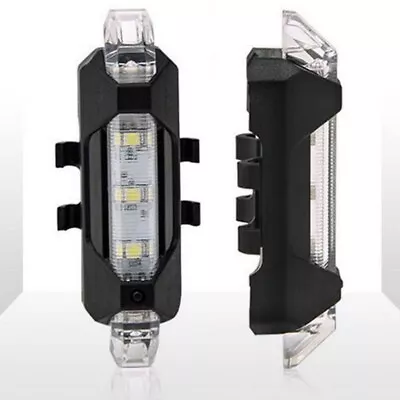 $5.99 • Buy 5 LED USB Rechargeable Bike Tail Light Bicycle Safety Cycling Warning Rear Lamp
