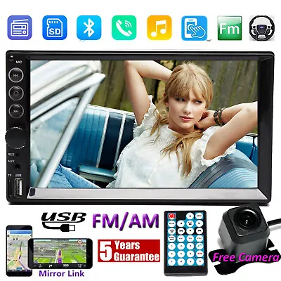 Fit Ford F-250 F-350 F-450 Super Duty 2Din TouchScreen Car Stereo Radio FM/AM BT • $59.51