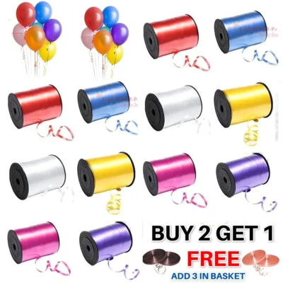£2.49 • Buy 30 Meters Balloon Curling Ribbon For Party Gift Wrapping Balloons String Ribon/