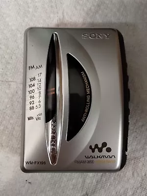 Vintage Sony Walkman WM-FX195 Mega Bass  Serviced. Tested And Working! New Belt • $29.99