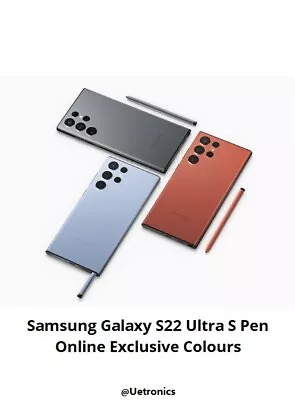 OEM Samsung Galaxy S22 Ultra S Pen Stylus With Bluetooth & Air Command - Colors • $28.95