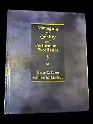 Managing For Quality And Performance Excellence-10e • $19.99