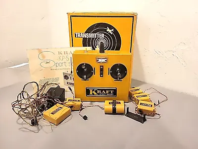 Vintage Kraft KPT-5C RC Transmitter Controller In Box Untested • $75