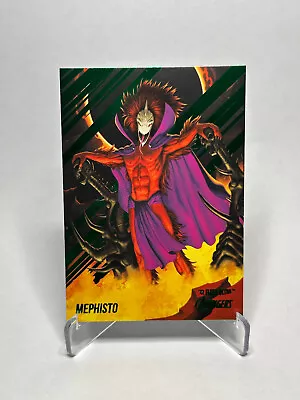 2022 Marvel Fleer Ultra Avengers - Mephisto - Green Foil • $1