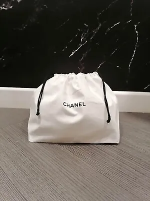 3D Shape Genuine CHANEL Dust Bag. Size : *Large  Or *Small   100 % Cotton New • £11.20