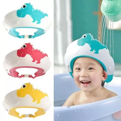 Ear Protection Baby Shower Cap Hair Wash Hat Bath Head Cover Shampoo Artifact • £6.64