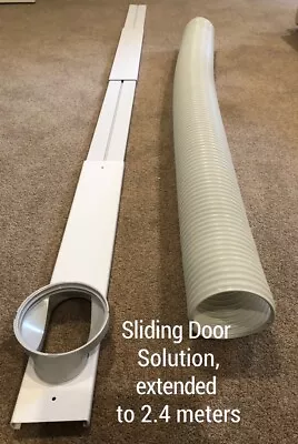 $49.99 • Buy Portable Air Conditioner Parts Exhaust Gob+Window Plate Hose Sliding Door 240cm 