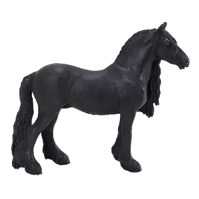 Mojo FRIESIAN HORSE Toys Model Figure Kids Girls Plastic Animal Farm Figurine • £10.50
