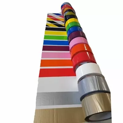 Multi Coloured Packaging Tape 48mm X 66m Sticky Packing Parcel Tapes • £4.50