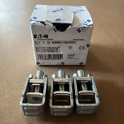 3 Pc New Eaton Moeller Nzm2-160-xkc Box Terminal • $34.99