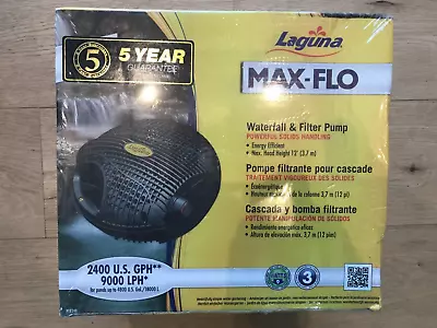 Laguna Max-Flo 9000 Waterfall & Filter Pond Pump Handles Solids Max Flo BNIB • £139.95