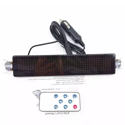 Car LED Sign Moving Message Display Programmable Advertising Board Screen 12V • $28.70