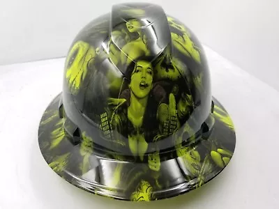 $49.99 • Buy Hard Hat FULL BRIM Custom Hydro Dipped , OSHA Approved SPANISH LOLITA