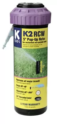 K-Rain 5 In. K2 Smartset Reclaim Water Gear Drive Sprinkler W Adjustment Key • $21.97