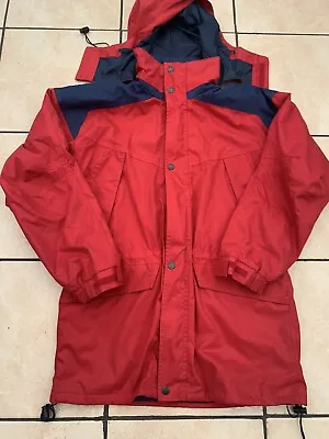 £9.99 • Buy Mens Jack Murphy Evergreen Blue Red Outdoor Coat Size Small