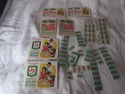 HUGE LOT Vintage S & H Green TRADING STAMPS + 4 Full Books Gift Merch Premiums • $12