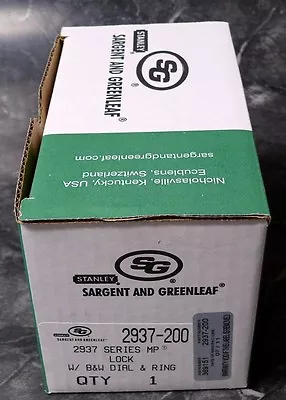 S&G 2937 Group 1 Manipulation Resistant Federal Specification FF-L-2937 New • $596.66