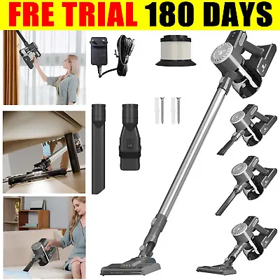 6 IN 1 Cordless Vacuum Cleaner Hoover Upright Lightweight Handheld Bagless 5100W • £53.10