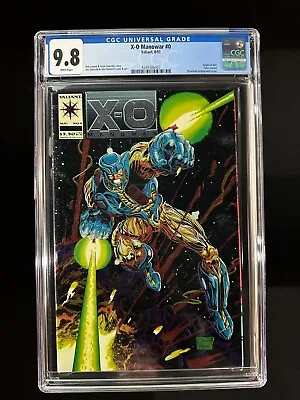 X-O Manowar #0 CGC 9.8 (1993) - Origin Aric - Solar Cameo - Chromium Wraparound • $34.95