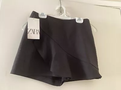 New With Tags Zara Mini Black Ruffle  Skirt / Skort Size XS • $7.99