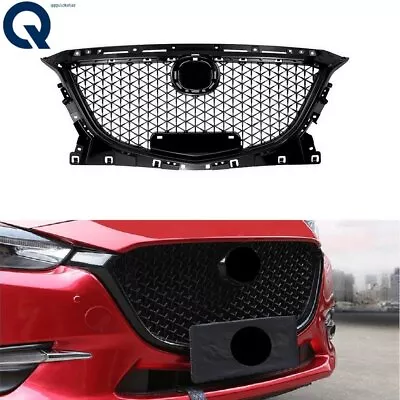 For Mazda 3 Axela 2014 2015 2016 Black Front Upper Grille Honeycomb Style Grill • $96.81