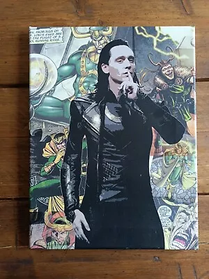 Marvel Avengers Loki Tom Hiddleston Picture Poster Canvas Print • £28.50