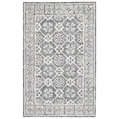 SAFAVIEH Metro MET851Z Handmade Black / Ivory Rug • $91.99