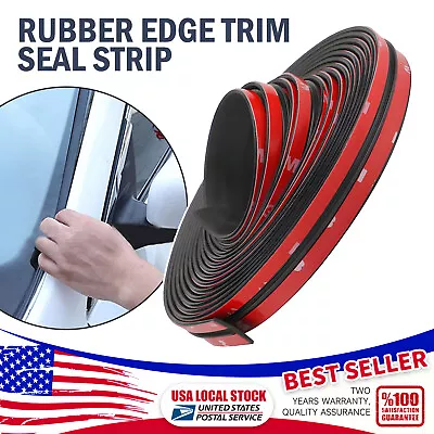 10FT T-shape Car Rubber Seal Strip For Front Rear Windshield Panel Moulding Trim • $12.46