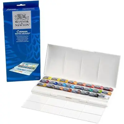 £29.99 • Buy Winsor & Newton Cotman Watercolour Paints Studio Set 24 Whole Pans