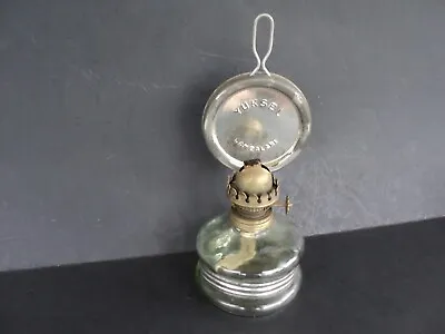 Antique Yuksel Lambalari Oil Lamp Wall Mounted With Reflector French Glass • $19.95