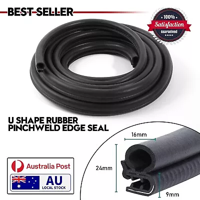 Rubber U Channel Edge Trim Car Door Hood Trunk Edging Protection Pinchweld Strip • $35.89