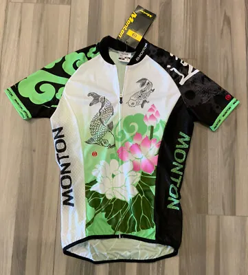 $20 • Buy NWT ~ Monton Women’s Full Zip Short Sleeve Cycling Jersey Size: S #1276K