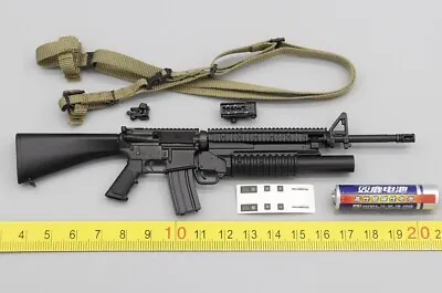 M16A4/203 + Sling For Easy&Simple 06032 USMC M16A4 Assault Rifle Set 1/6 Scale • $30.99