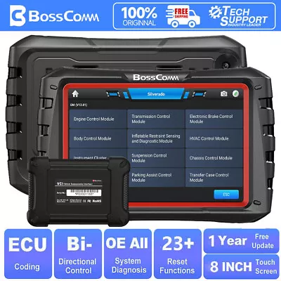 BossComm IFIX980 OBD2 Scanner Bi-Directional Car Diagnostic Tool TPMS Key Coding • $299