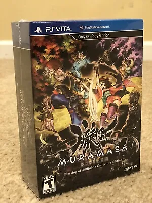 Muramasa Rebirth Collector's Edition New Ps Vita PlayStation Blessing’s Of • $580