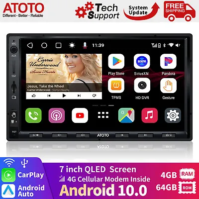 ATOTO S8 Ultra 7inch Android Car Stereo 2 Din 4+64GB GPS 4G SIM Wireless CarPlay • £360.99