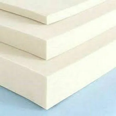 £7 • Buy High Density Upholstery Foam - CUT TO SIZE - Seating Pad Caravan Cushions Bar