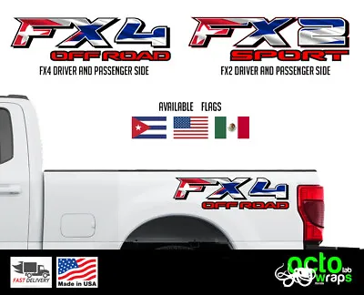 Fit Ford F150 F250 F350 FX4 FX2 Lightning Platinum Emblem Decal Sticker Offroad • $32.99