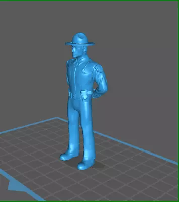 State Trooper Standing 3D Resin Print Law Enforcement Officer Model Railroad • $13.99