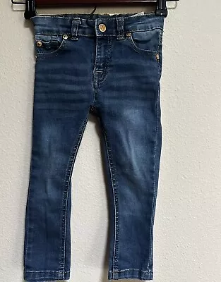7 For All Mankind Toddler Sz 3T Slim Leg Blue Jeansgreat Condition  • $11