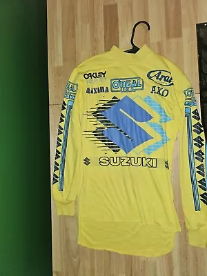 Vintage O'Neal Suzuki Motocross Jersey Size Small • $100